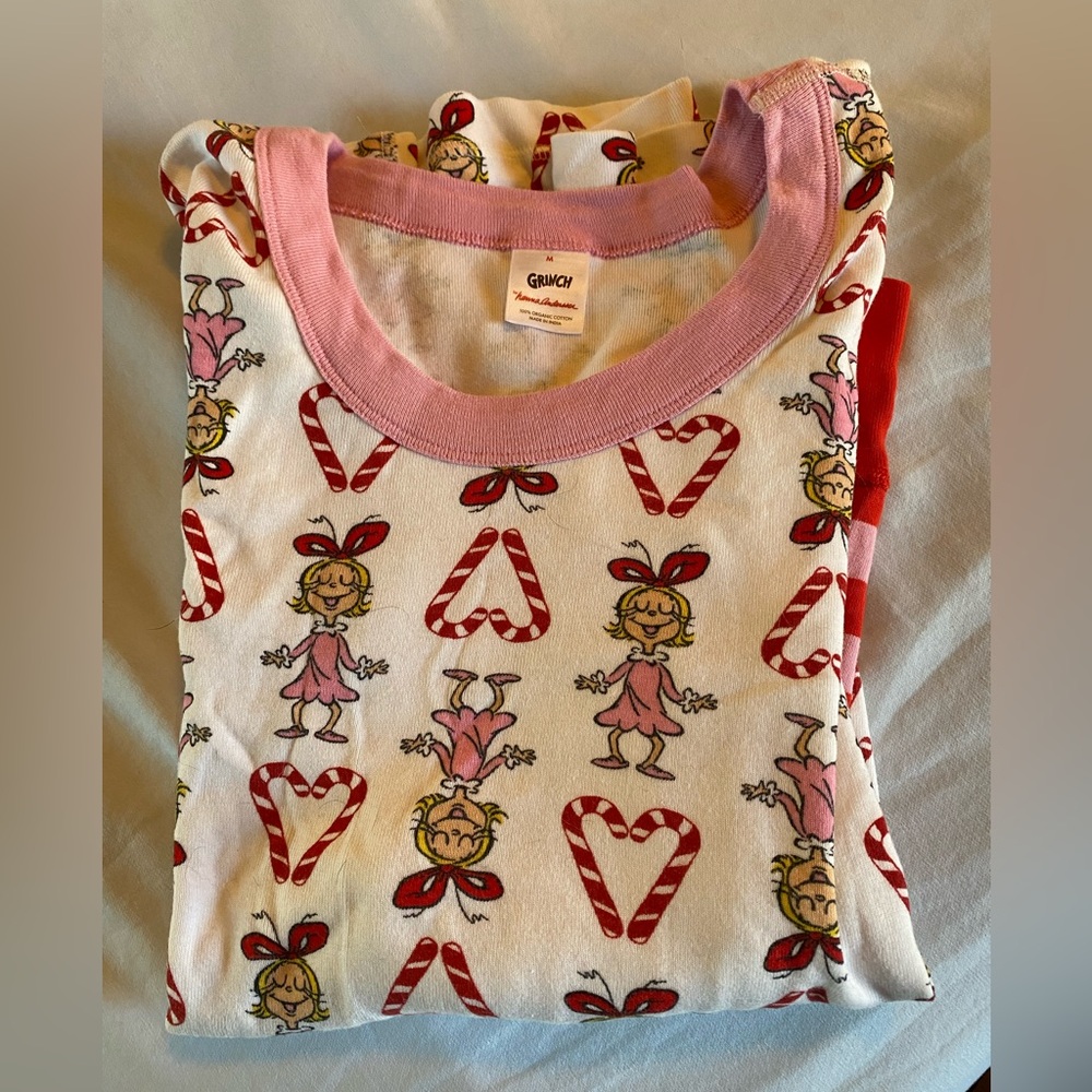 Hanna Andersson Grinch Christmas Pajama Top, Women’s Medium